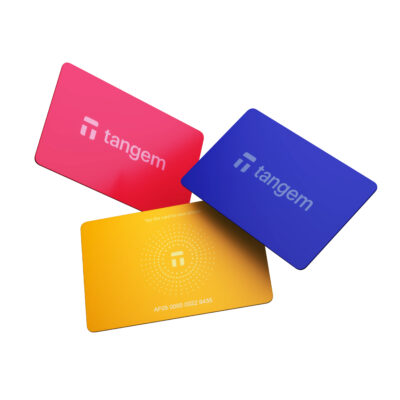 Криптогаманець Tangem Wallet 2.0 набір з 3 карток Black (TG128X3-B)