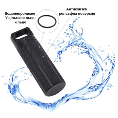 Металева капсула Ledger Nano S / S Plus / Nano X, чохол для криптогаманця Чорний (LNSXCCB) 4