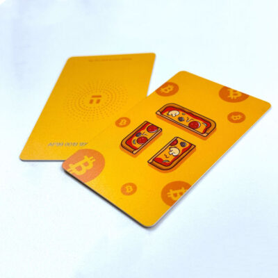 Криптогаманець Tangem Wallet 2.0 Bitcoin Pizza Day 2025 набір з 3 карток (TG-PIZZA) 4