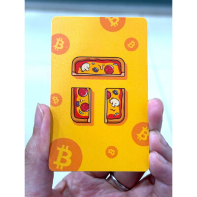 Криптогаманець Tangem Wallet 2.0 Bitcoin Pizza Day 2025 набір з 3 карток (TG-PIZZA) 5