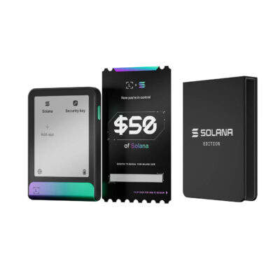Апаратний гаманець для криптовалют Ledger Flex Solana Edition з Чохлом Custom Magnet Folio +50$ у SOL 4