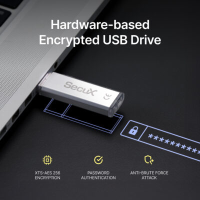 Флеш накопичувач SecuX Forte USB 128GB з шифруванням 1шт (B0D7H8V9X8) 5