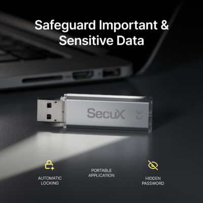 Флеш накопичувач SecuX Forte USB 128GB з шифруванням 1шт (B0D7H8V9X8) 6