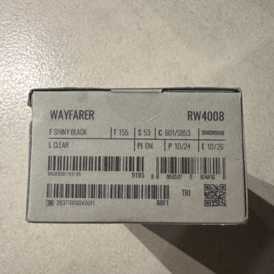 Смарт-окуляри Ray-Ban Meta Wayfarer Shiny Black Frame Clear Lenses OPEN BOX (RW4008 601/SB 53-22) 13