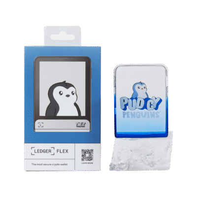 Апаратний гаманець для криптовалют Ledger Flex™ x Pudgy Penguins з Чохлом 4