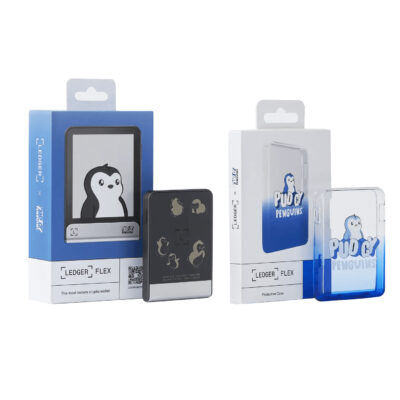 Апаратний гаманець для криптовалют Ledger Flex™ x Pudgy Penguins з Чохлом 5