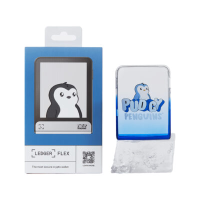 Апаратний гаманець для криптовалют Ledger Flex™ x Pudgy Penguins з Чохлом 6