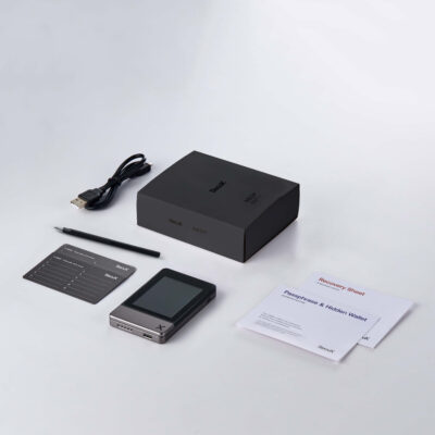 Апаратний гаманець SecuX Neo-X Premium Metallic Edition з двома мнемонічними пластинами, Bluetooth та USB-C Чорний 15