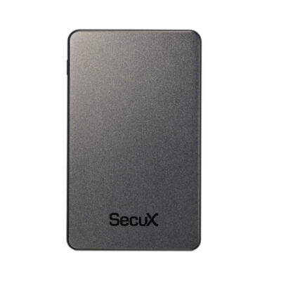 Апаратний гаманець SecuX Neo-X Premium Metallic Edition з двома мнемонічними пластинами, Bluetooth та USB-C Чорний 4