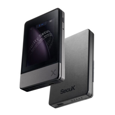 Апаратний гаманець SecuX Neo-X Premium Metallic Edition з двома мнемонічними пластинами, Bluetooth та USB-C Чорний 7