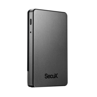 Апаратний гаманець SecuX Neo-X Premium Metallic Edition з двома мнемонічними пластинами, Bluetooth та USB-C Чорний 12