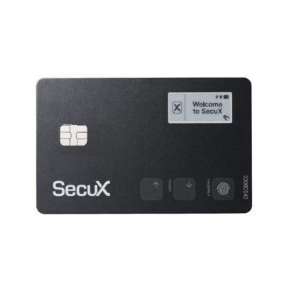 Біометричний апаратний криптогаманець SecuX Shield BIO з відбитком пальця (B0CSS772MB) 2