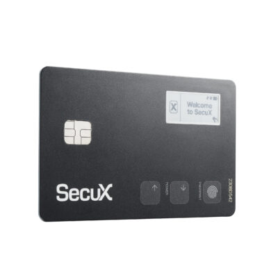 Біометричний апаратний криптогаманець SecuX Shield BIO з відбитком пальця (B0CSS772MB) 4