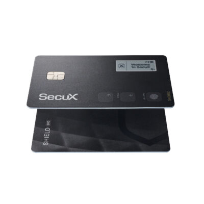 Біометричний апаратний криптогаманець SecuX Shield BIO з відбитком пальця (B0CSS772MB) 6