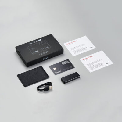 Біометричний апаратний криптогаманець SecuX Shield BIO з відбитком пальця (B0CSS772MB) 14