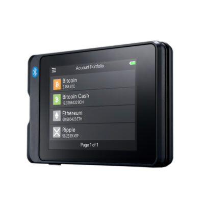Апаратний криптогаманець SecuX W20 з сенсорним екраном і Bluetooth Чорний 6