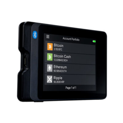 Апаратний криптогаманець SecuX W20 з сенсорним екраном і Bluetooth Чорний 8