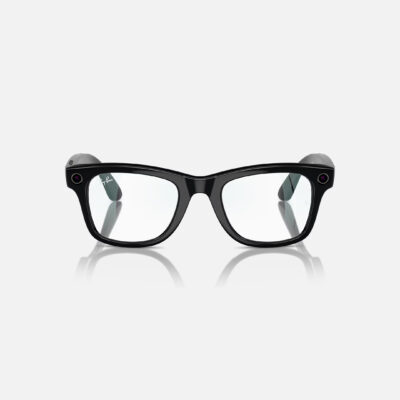 Смарт-окуляри Ray-Ban Meta Wayfarer Shiny Black Frame Clear Lenses OPEN BOX (RW4008 601/SB 53-22)