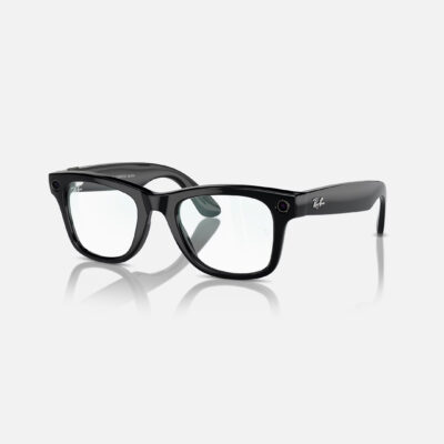 Смарт-окуляри Ray-Ban Meta Wayfarer Shiny Black Frame Clear Lenses OPEN BOX (RW4008 601/SB 53-22) 2