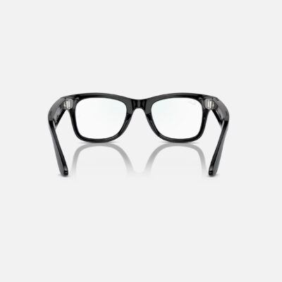 Смарт-окуляри Ray-Ban Meta Wayfarer Shiny Black Frame Clear Lenses OPEN BOX (RW4008 601/SB 53-22) 3