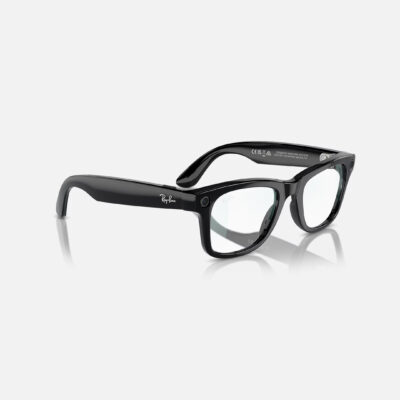 Смарт-окуляри Ray-Ban Meta Wayfarer Shiny Black Frame Clear Lenses OPEN BOX (RW4008 601/SB 53-22) 5