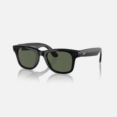 Смарт-окуляри Ray-Ban Meta Wayfarer Shiny Black Frame Green Lenses OPEN BOX (RW4006 601/71 50-22)