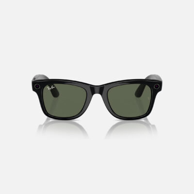 Смарт-окуляри Ray-Ban Meta Wayfarer Shiny Black Frame Green Lenses OPEN BOX (RW4006 601/71 50-22) 2