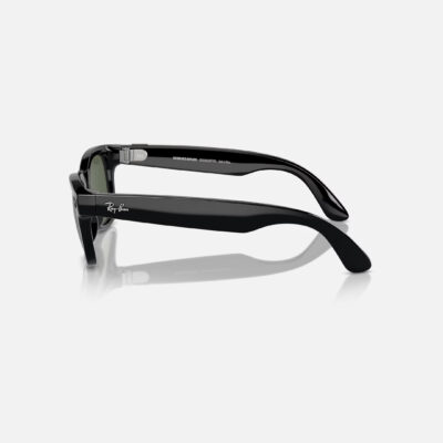 Смарт-окуляри Ray-Ban Meta Wayfarer Shiny Black Frame Green Lenses OPEN BOX (RW4006 601/71 50-22) 4