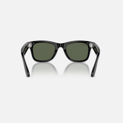 Смарт-окуляри Ray-Ban Meta Wayfarer Shiny Black Frame Green Lenses OPEN BOX (RW4006 601/71 50-22) 5