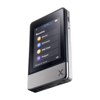 Апаратний гаманець SecuX Neo-X Premium Metallic Edition з двома мнемонічними пластинами, Bluetooth та USB-C Чорний 2