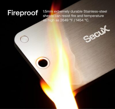 Мнемонічний планшет SecuX X-SEED PRO для зберігання сід-фрази 9