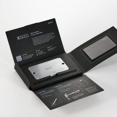 Мнемонічний планшет SecuX X-SEED PRO для зберігання сід-фрази 4