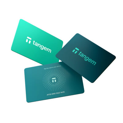Криптогаманець Tangem Wallet 2.0 набір з 3 карток Electra Sea (TG-SUMMMER2)