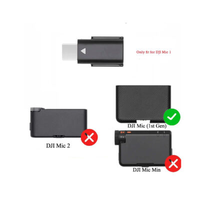 Адаптер-перехідник для мікрофона DJI Mic 1 Type-C, Чорний (CP.RN.00000334.01C) 3