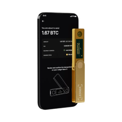 Апаратний гаманець для криптовалют Ledger Nano X Gold (LNXG) 6