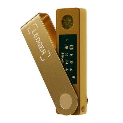 Апаратний гаманець для криптовалют Ledger Nano X Gold (LNXG)