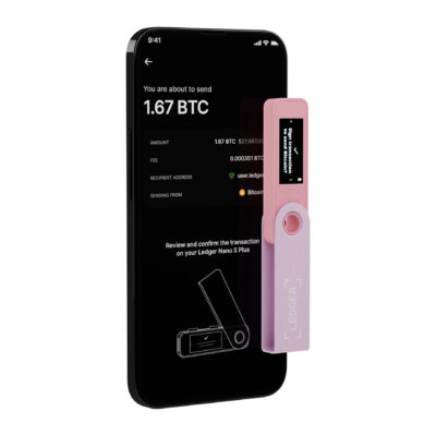 Апаратний гаманець для криптовалют Ledger Nano S Plus Pastel Pink (LNSPPP) 7