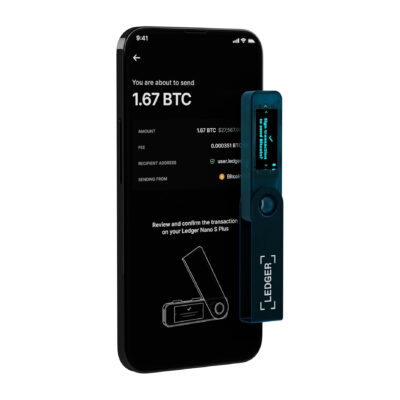 Апаратний гаманець для криптовалют Ledger Nano S Plus Sapphire Blue (LNSPSB) 4
