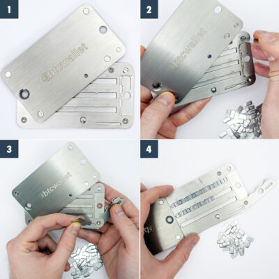 Мнемонічний планшет Btcwallet FoldTab B1 для зберігання сід-фрази 2