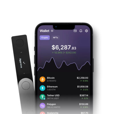 Криптогаманець Ledger Nano X Onyx Black 2024 6