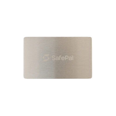 Метал для зберігання сід-фрази Safepal Mini Plate, пластина 1шт 55×90мм + гравірувальна ручка 2