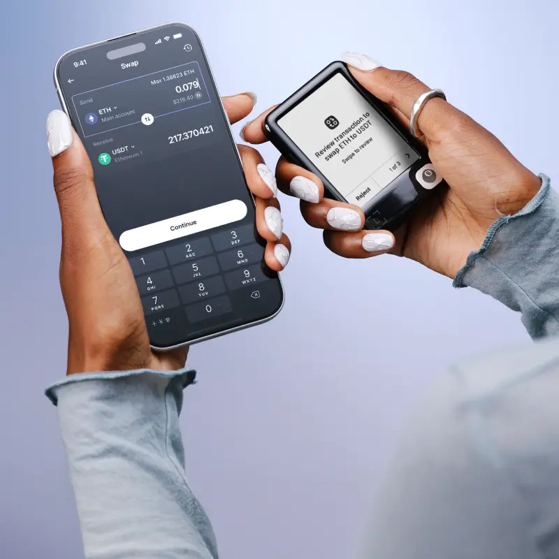 Криптогаманець Ledger Nano™ Gen5 8 Криптогаманець Ledger Nano™ Gen5 8