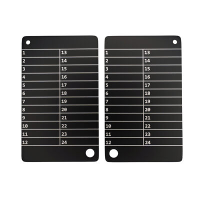 Металеві пластини Btcwallet Black Plate для зберігання сід-фрази 2 штуки + кріпильний болт 2