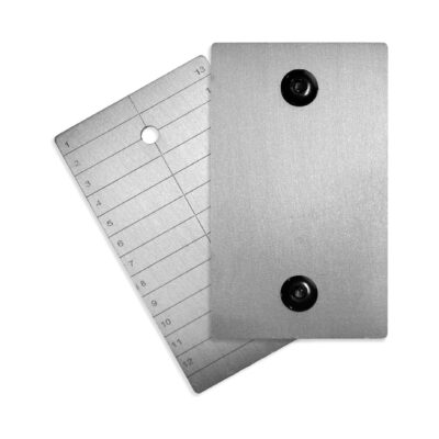 Титанові пластини СoldTi Titanium Double Plate для зберігання сід-фрази 2шт з двома пломбами