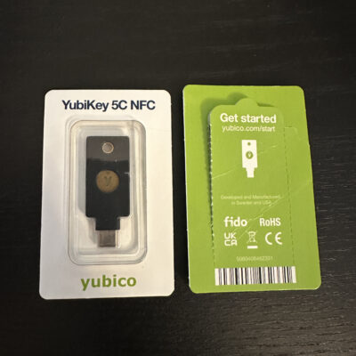 Апаратний ключ Yubico Yubikey 5C NFC USB Type-C OPEN BOX (683070)