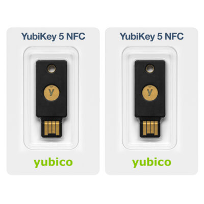 Апаратні ключі Yubico Yubikey 5 NFC USB Type-A набір з 2шт (683066-2) 2