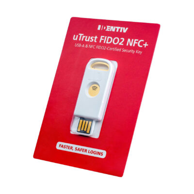 Апаратний ключ Identiv uTrust FIDO2 NFC Security Key Type-A, FIDO, FIDO2, U2F, WebAuth (B08BVYJ67J)