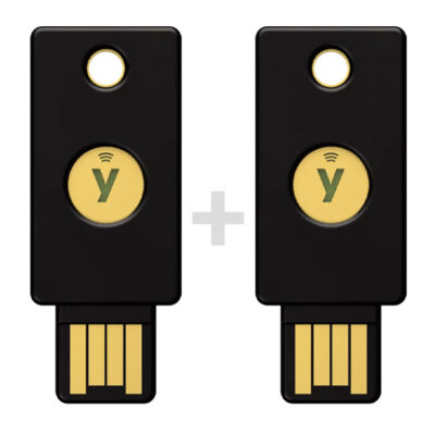 Апаратні ключі Yubico Yubikey 5 NFC USB Type-A набір з 2шт (683066-2)