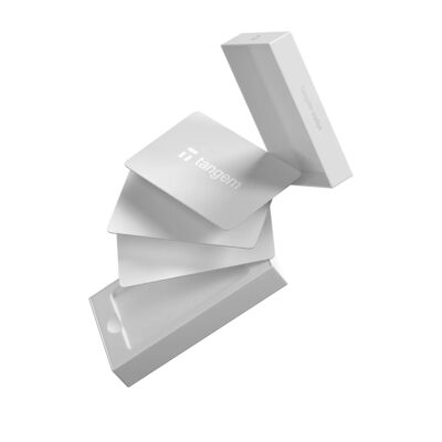 Криптогаманець Tangem Wallet 2.0 Stealth White набір з 3 карток Білий Стелс (TG-WSTEALTH) 2