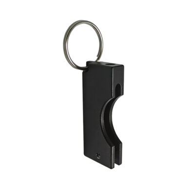 Захисний алюмінієвий чохол для ключа Yubikey 5/5C/Security Key NFC з брелком Чорний 1шт 2